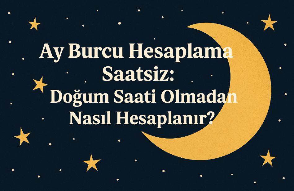 Ay Burcu Hesaplama Saatsiz - Doğum Saati Olmadan Nasıl Hesaplanır